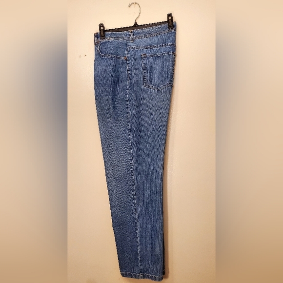 Gloria Vanderbilt Blue Swan Logo Jeans Womens Plus Size US 14 - Picture 3 of 12
